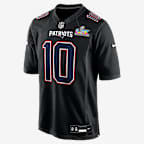 Drake Maye New England Patriots Super Bowl LX Men's Nike NFL Game Fashion Jersey - Black