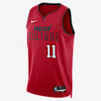 Jaime Jaquez Jr. Miami Heat 2024/25 City Edition Jersey Nike Dri-FIT de la NBA Swingman para hombre - Rojo universitario