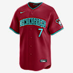 Jersey Nike Dri-FIT ADV de la MLB Limited para hombre Corbin Carroll Arizona Diamondbacks - Castaña