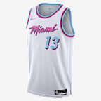 Jersey Nike Dri-FIT de la NBA Swingman para hombre Bam Adebayo Miami Heat 2024/25 City Edition - Blanco