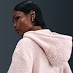 Γυναικεία πλεκτή μπλούζα με κουκούλα σε ριχτή γραμμή Nike Sportswear Phoenix Cozy Bouclé