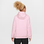 Sudadera con gorro sin cierre de lucha para niños talla grande Nike