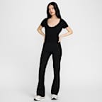 Nike Sportswear Chill Knit Women's Tight High-Waisted Jumper Flared Trousers