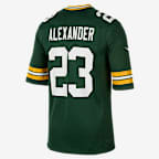 Jaire Alexander Green Bay Packers Men's Game American Football Jersey