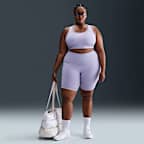 Nike One Women's High-Waisted 8" Biker Shorts with Pockets (Plus Size)