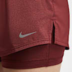 Nike Dri-FIT One Women's Mid-rise 8cm (approx.) 2-in-1 Shorts