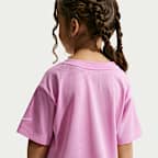 Conjunto de dos piezas de shorts de ciclismo para niños talla pequeña Nike Lace It Up