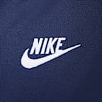 Conjunto de 2 piezas de cierre completo y cinta con logotipos para niños talla pequeña Nike Dri-FIT