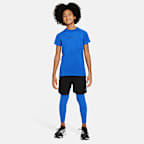 Nike Pro Big Kids' (Boys') Dri-FIT Short-Sleeve Top