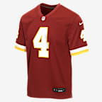 Frankie Luvu Washington Commanders Big Kids' Game Jersey - Burgundy