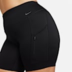 Nike Go Women's High-Waisted 20.5cm (approx.) Biker Shorts with Pockets (Plus Size)