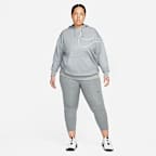 Nike Pro Women's Mid-Rise Crop Mesh-Panel Leggings (Plus Size)