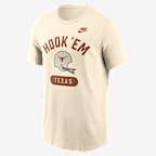 Texas Legacy Arch Helmet Men's Nike College T-Shirt - Natural