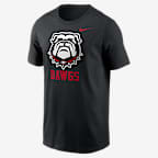 Georgia Primetime Logo Mantra Men's Nike College T-Shirt - Black