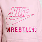 Sudadera con gorro sin cierre de lucha para niños talla grande Nike