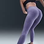 Nike Universa Women's High-Waisted 7/8 Leggings with No Front Seam