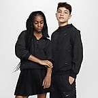 Nike Sportswear City Utility EasyOn Older Kids' Half-Zip Fleece Hoodie