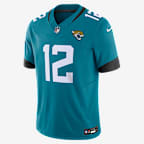 Jersey Nike Dri-FIT de la NFL Limited para hombre Travis Hunter Jacksonville Jaguars 2025 NFL Draft First Round Pick - Azul verdoso
