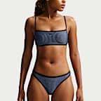 Nike Swim Women's Ripple Texture Hipster Bikini Bottom