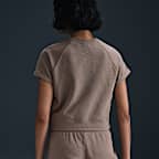 Playera de manga corta de French Terry para mujer Nike Sportswear Chill Terry