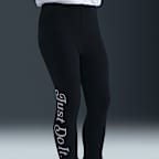 Conjunto de leggings y sudadera con gorro sin cierre infantil Nike Varsity Prep