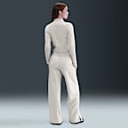 Damska bluza z puszystej dzianiny o dopasowanym kroju z długim rękawem i zamkiem 1/2 Nike Sportswear Phoenix Plush