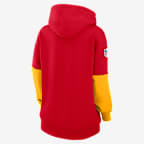 Kansas City Chiefs Sideline Essential Women's Nike NFL Pullover Hoodie