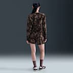 ナイキ スポーツウェア チル テリー ウィメンズ ミッドライズ フレンチテリー プリント ショートパンツ