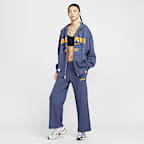 Nike Sportswear Club Fleece Women's Mid-Rise Wide-Leg Pants