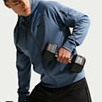 Nike Therma Therma-FIT Fitness-Oberteil mit durchgehendem Reißverschluss für Herren