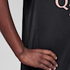 Paris Saint-Germain Strike (tredjedrakt) Jordan Dri-FIT kortermet strikket fotballoverdel til store barn 