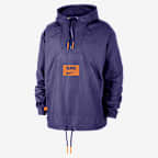 Phoenix Suns Club Courtside Chamarra tipo anorak Nike de la NBA para hombre