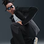 Nike Tech Men's Colour-Block Open-Hem Fleece Trousers