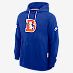 Denver Broncos Alt Offensive Set Play Sideline Men's Nike Dri-FIT NFL Pullover Hoodie - Royal