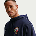 Sweat à capuche et zip Nike Club British & Irish Lions pour homme