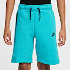 Shorts para niños talla grande Nike Tech Fleece