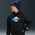 Sudadera con gorro sin cierre para niños talla grande Nike Sportswear Club Fleece