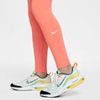 Nike One Older Kids' (Girls') Dri-FIT High-Waisted Leggings