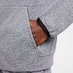 Felpa in fleece con cappuccio e zip a tutta lunghezza Nike Sportswear Tech Essentials - Uomo