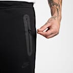 Pants de tejido Fleece con dobladillo abierto para hombre Nike Tech