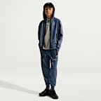 Nike Sportswear-hættetrøje med lynlås til større børn