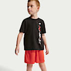 Nike Sportswear Little Kids' Victory Lap 2-Piece Mesh Shorts Set