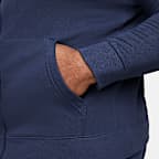 Sweat à capuche et zip Nike Sportswear Club Fleece pour Homme