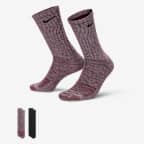 Nike Everyday Plus Cushioned Crew Socks (2 Pairs)