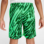 Calções de futebol de réplica Nike Dri-FIT do equipamento de guarda-redes Stadium FC Barcelona 2024/25 Júnior