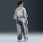 나이키 스포츠웨어 여성 미드라이즈 루즈 우븐 오픈 헴 팬츠