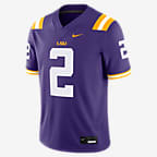 LSU Tigers Men’s Nike Dri-FIT College Game Jersey - Purple