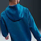 Sudadera con gorro sin cierre oversized para niños talla grande Nike Sportswear Club Fleece