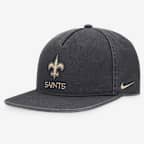 New Orleans Saints Pro Men's Nike NFL Adjustable Hat - Anthracite