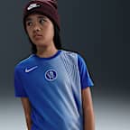 3e haut de foot d'avant-match Nike Dri-FIT Chelsea FC Academy Pro pour ado